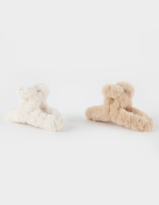 Fluffy Claw Clips